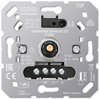 Диммер роторный Jung 1731DD