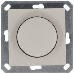 Диммер с накладкой 30-400W, 1gang 2way, цвет Тауп Jasmart G4012T