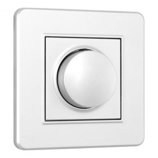 Диммер с рамкой Arte Milano SET16-1-48-1 silver