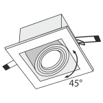 Встраиваемый светильник Maytoni Metal DL008-2-01-S