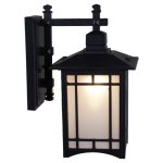 Уличный настенный светильник Reluce 08245-0.2-001U BK