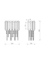 Настенный светильник Maytoni Hail MOD097WL-02CH