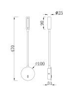 Бра Maytoni Stem C035WL-L3W3K