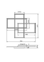 Потолочная люстра Maytoni Rida MOD015CL-L80WK