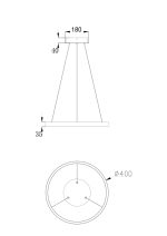 Подвесной светильник Maytoni Rim MOD058PL-L22W4K