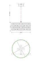 Подвесной светильник Maytoni Frontera MOD067PL-04CH