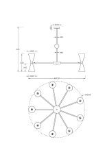 Подвесная люстра Maytoni Vesper MOD108PL-18GB