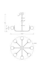 Подвесная люстра Maytoni Rendez-vous MOD109PL-08BS