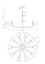 Подвесная люстра Maytoni Rendez-Vous MOD109PL-10BS