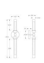 Настенный светильник Maytoni Stelo MOD116WL-L7BS3K