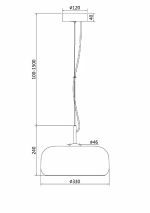 Подвесной светильник Maytoni Madmen MOD127PL-L6SG