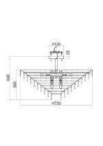 Потолочная люстра Maytoni Mazzo MOD130CL-14G