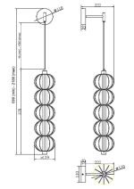 Бра Maytoni Golden Cage MOD216WL-L10G3K