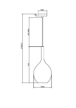 Подвесной светильник Maytoni Duality MOD271PL-01B1