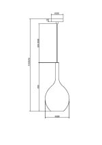 Подвесной светильник Maytoni Duality MOD271PL-01B3