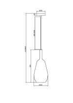 Подвесной светильник Maytoni Duality MOD271PL-01B8