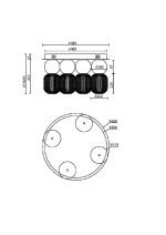 Потолочный светильник Maytoni Drop MOD273CL-L60CH3K
