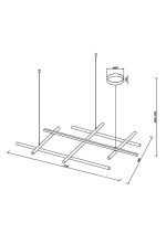 Подвесная люстра Maytoni Radiance MOD278PL-L86G3K