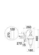 Бра Maytoni Goiri O029WL-01BZ