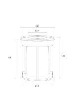 Ландшафтный светильник Outdoor Tubo O043DL-01S