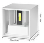 Уличный настенный светодиодный светильник Maytoni Fulton O572WL-L6B