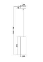 Подвесной светильник Maytoni Gioia P011PL-01G