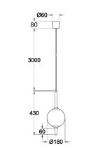 Подвесной светильник Maytoni The Sixth Sense Z020PL-L6BS3K