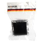 Розетка 1-местная с/з с защитной шторкой Stekker Эрна PST16-9112-03 49156