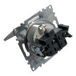 Розетка 1-местная с/з с защитной шторкой Stekker Катрин 39580