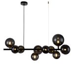 Подвесная люстра Indigo Molecola 11018/10P Black V000196