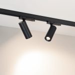 Трековый трехфазный светильник Arlight LGD-ARTEMIS-TRACK-4TR-R55-12W Day4000 (BK, 8-80 deg, 230V, DALI) 057691