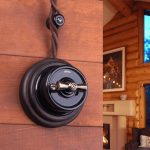 Выключатель на 4 положения двухклавишный Werkel Ретро черный W5620008 4690389166747