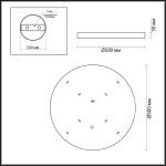 Настенно-потолочный светильник Odeon Light Bergi 5079/40L