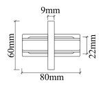 Соединитель линейный (однофазный) Crystal Lux CLT 0.2211 CLT 0.2211 01 BL