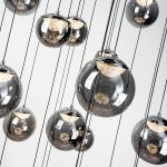 Каскадная люстра Modelux ML.2338.25 BK-CR