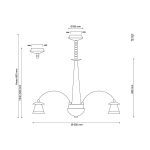 Подвесная люстра Lucia Tucci Natura 158.8