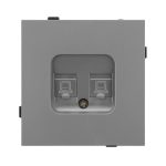 Механизм компьютерной розетки двойной Arlight SCT-TENDO-MPC2-PL-GR (RJ-45, CAT6) 054102