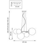 Подвесная люстра Lightstar 815057