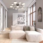 Потолочная люстра LED4U L3201-960 GR