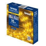 Уличная гирлянда Uniel ULD-D50 15M/С08 IP44 YELLOW UL-00010906