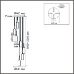 Каскадная люстра Lumion Neoclassi Tracy 8270/7A