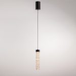 Подвесной светильник Delight Collection MD24030028-1A matt black/clear