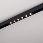 Трековый магнитный светильник Arlight MAG-DOTS-25-L200-6W Day4000 (BK, 30 deg, 24V, DALI) 046322