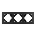 Рамка на 3 поста алюминиевая Arlight FRM-AKIRY-SFAL-3-BK 049741