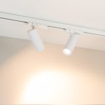 Трековый трехфазный светильник Arlight LGD-ARTEMIS-TRACK-4TR-R55-12W Warm3000 (WH, 8-80 deg, 230V, DALI) 057689