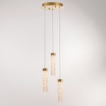 Подвесной светильник Delight Collection MD24030028-3A brass/clear