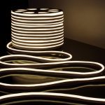 Светодиодный гибкий неон Elektrostandard 220V 9,6W 120Led 2835 IP67 односторонний дневной белый, 50 м 4690389167454 a052994