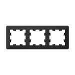 Рамка 3-ая Systeme Electric AtlasDesign Air Карбон/дымчатый черный ATN221003