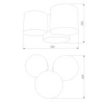 Потолочный светильник TK Lighting 6591 Mona Nature