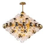 Люстра на штанге iLamp Rockfeller 100D-18 Matt Bronze